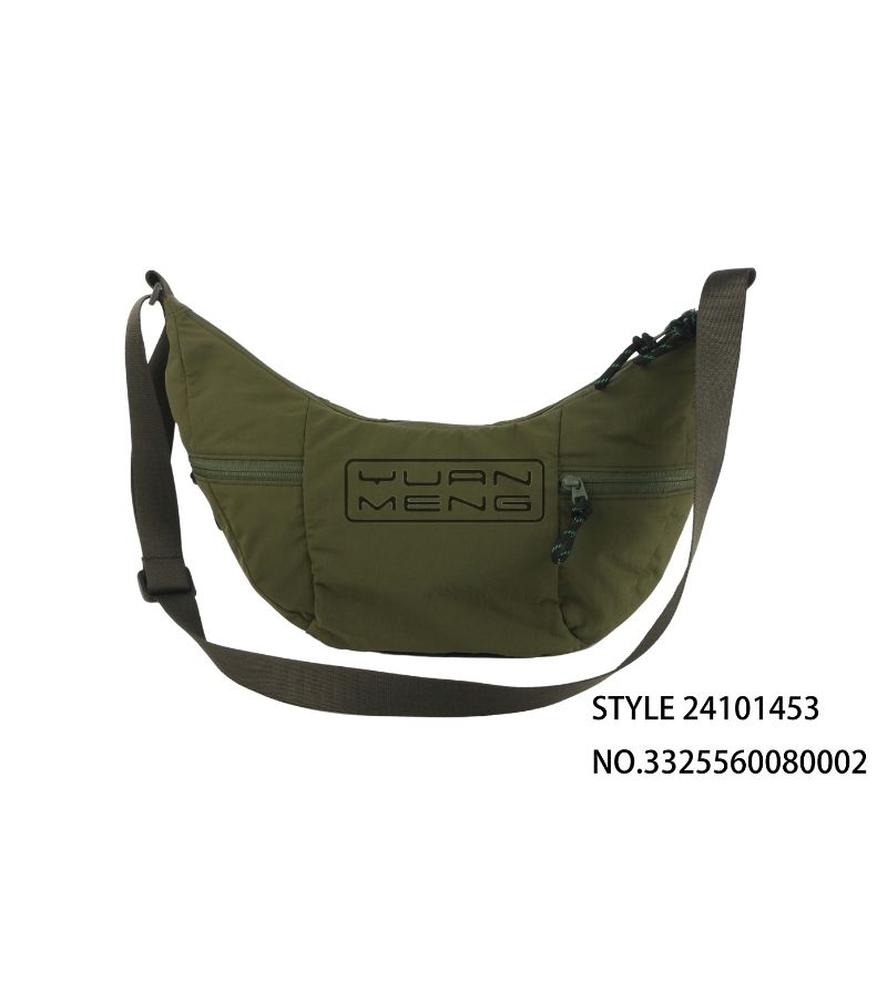 Olive Green Moon Crossbody Bag