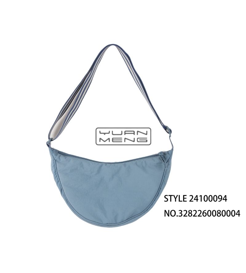 Simple Style Light Blue Moon Bag