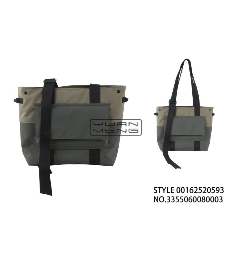 Simple And Stylish Two-tone Tote Bag