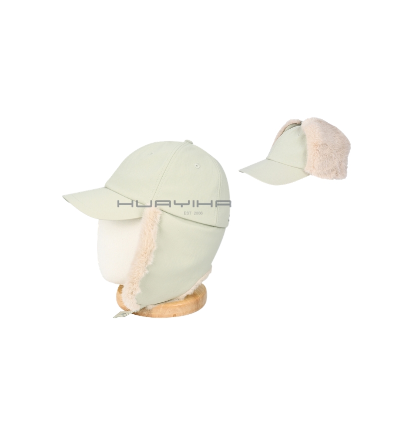 Faux-Fur Ear-Flap Cap