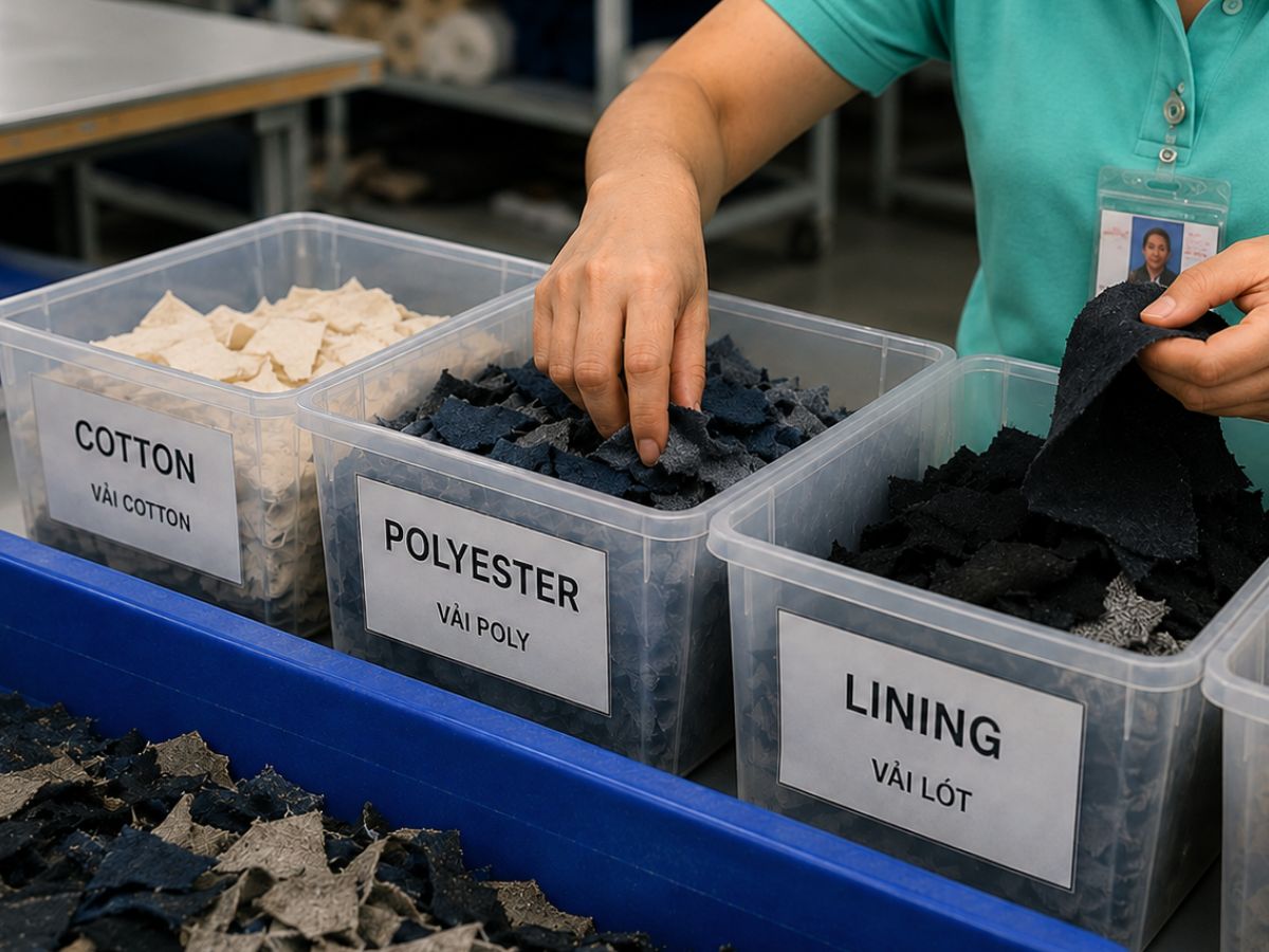 Material handling and production waste control