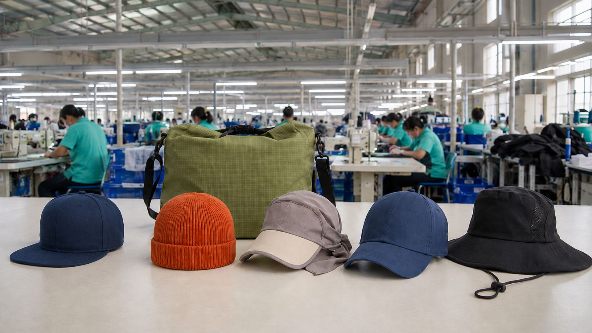 Headwear, bags and soft accessories production in Vietnam